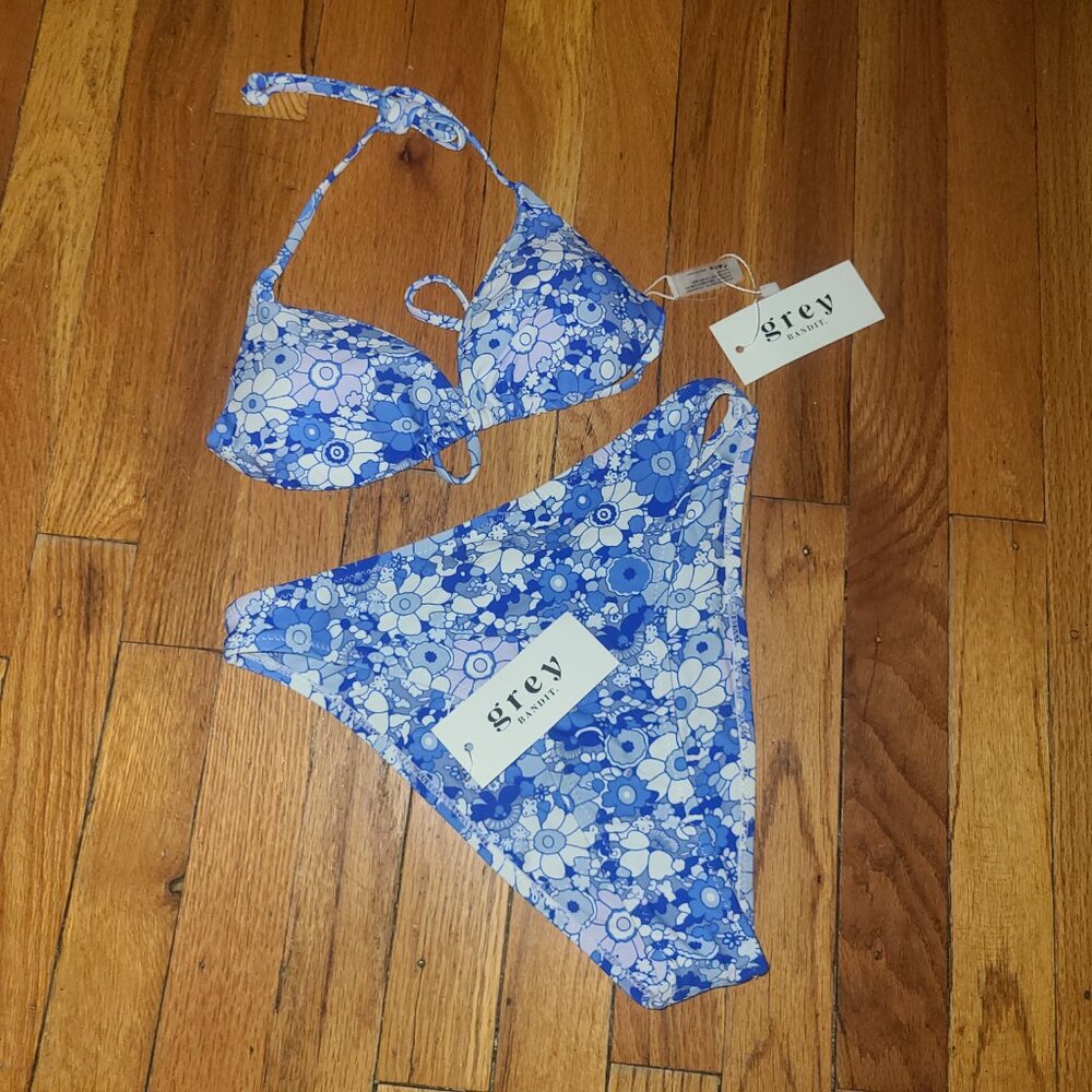 NEW with Tags!  Grey Bandit Bikini sz M